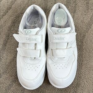 Dexter V-Strap White Bowling Shoes Men’s Size 9